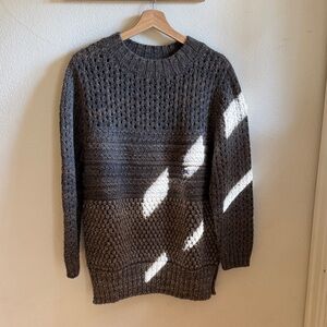 Wol Hide Mixed Stitch Pullover
